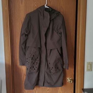 EUC Lululemon Graced with Lace Rain Jacket, Size 8